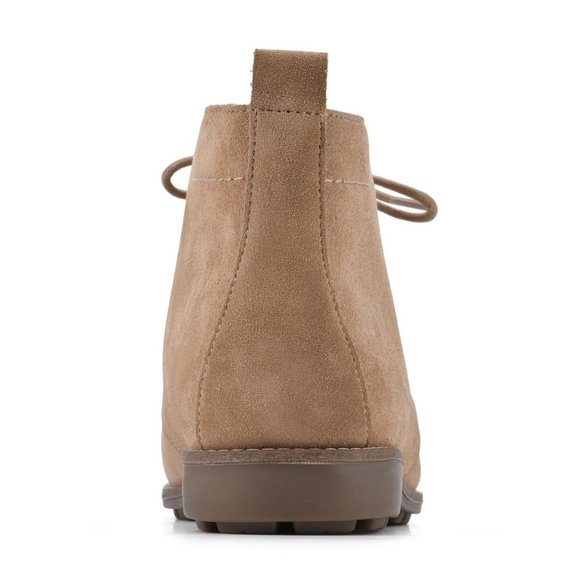 White Mountain Women's Auburn Lace Up Booties Beige B4HP - Picture 4 of 6